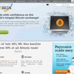 Schermata di Mt. Gox