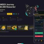 screenshot del sito WEEX