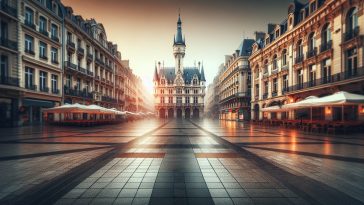 Grafico che mostra il calo delle borse europee