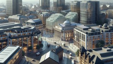 Grafico che mostra il calo delle borse europee