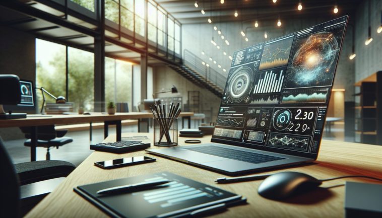 Logo di Alphabet con elementi di intelligenza artificiale