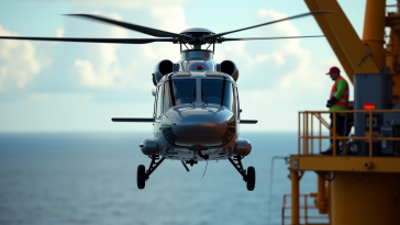 Elicottero AW189 di Leonardo nel settore energetico
