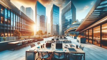 Logo di Volkswagen, Meta e Microsoft con grafico economico