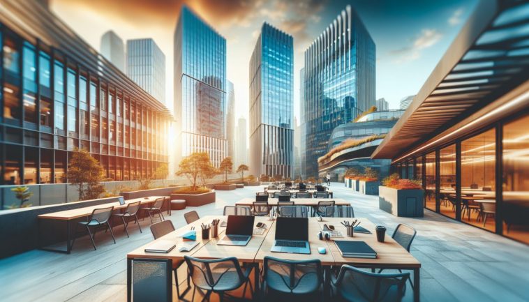 Logo di Volkswagen, Meta e Microsoft con grafico economico