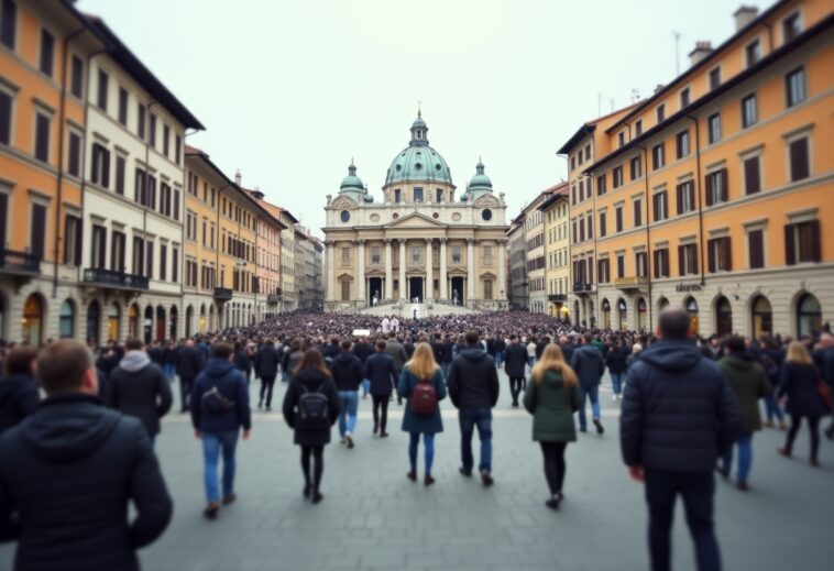 Grafico sull'andamento dei mercati europei e OVS