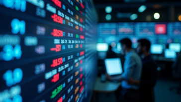 Grafico che mostra l'andamento dei mercati globali