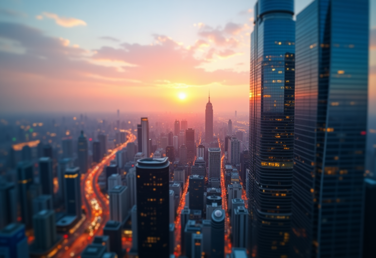 Grafico sull'andamento delle borse asiatiche nel 2024