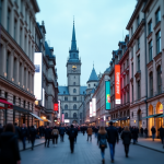 Grafico sull'andamento dei mercati europei e finanziari in Italia