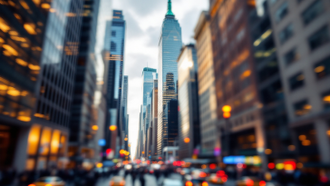 Grafico dell'andamento dei mercati di Wall Street