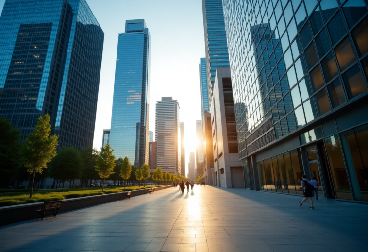 Grafico sull'andamento delle borse europee e inflazione americana