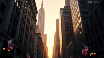 Grafico dell'apertura di Wall Street e analisi economica