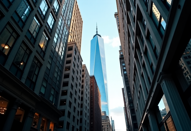 Grafico che mostra l'apertura dei mercati a Wall Street con rialzi