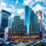 Grafico della Borsa di Tokyo con segno positivo