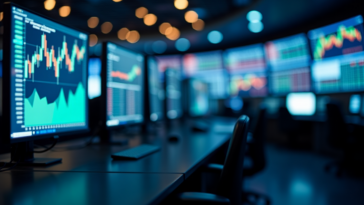 Grafico che mostra il calo delle borse europee post elezione Trump