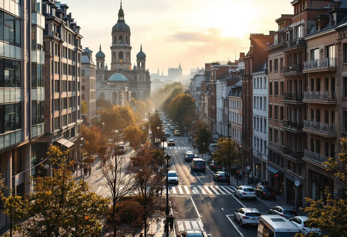 Grafico che mostra l'andamento positivo delle borse europee