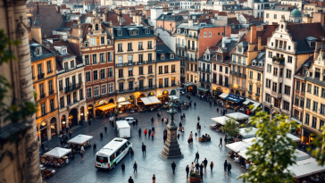 Grafico delle borse europee in crescita nonostante Wall Street