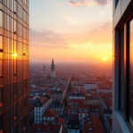 Grafico che mostra il ribasso delle borse europee