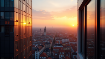 Grafico che mostra il ribasso delle borse europee