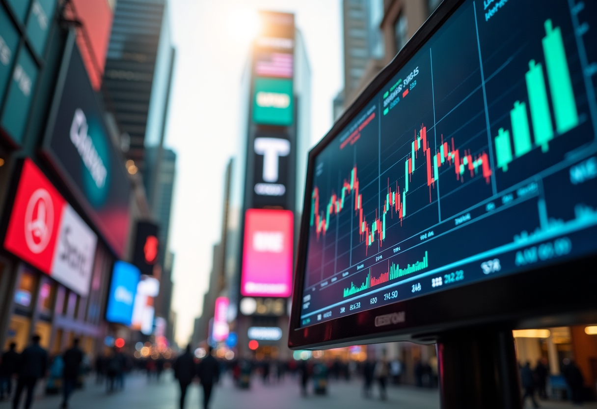 Grafico che mostra il calo dei tassi di interesse e le sue implicazioni