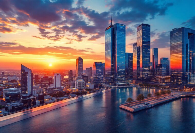 Grafico che mostra la chiusura positiva delle borse europee