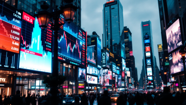 Grafico che mostra la chiusura positiva delle borse europee