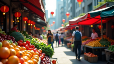 Grafico che mostra la crescita dell'indice PMI servizi in Cina