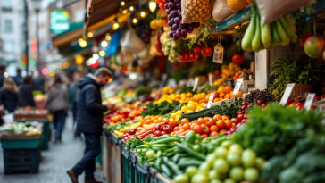 Grafico che mostra la crescita delle vendite al dettaglio in Germania