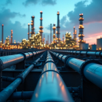 Grafico che mostra l'andamento del mercato del petrolio