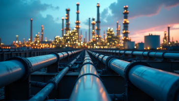 Grafico che mostra l'andamento del mercato del petrolio