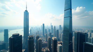 Grafico che mostra la crescita delle borse cinesi