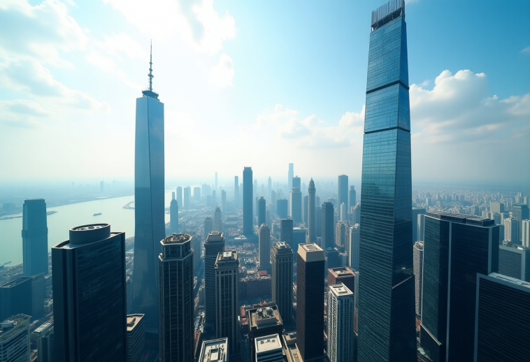 Grafico che mostra la crescita delle borse cinesi