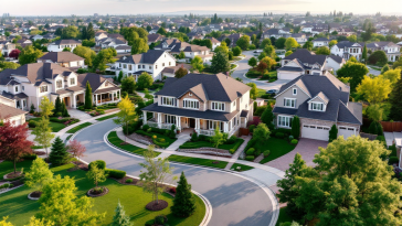 Grafico che mostra il crollo delle vendite di case nuove negli USA