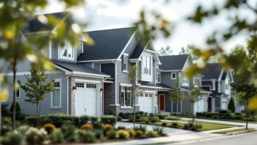 Grafico che mostra il crollo delle vendite di case nuove negli USA