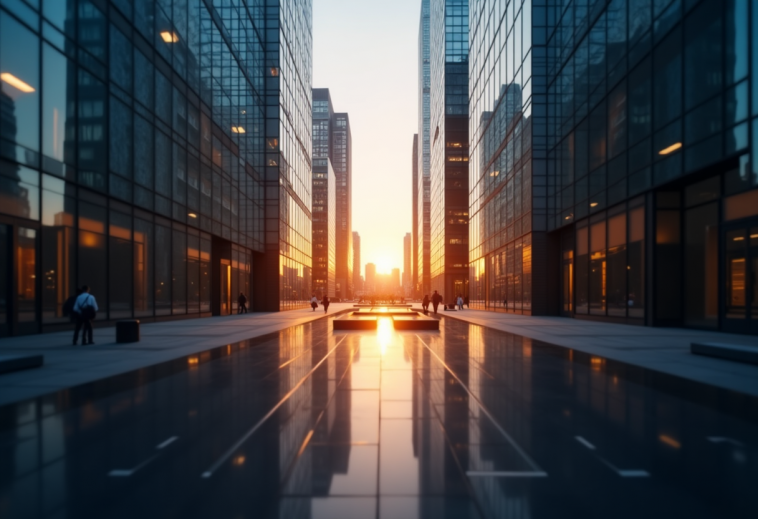 Grafico che mostra i dati sulla disoccupazione e crescita economica