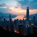 Grafico della flessione dell'indice Hang Seng