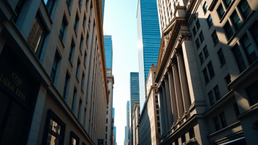 Grafico che mostra l'andamento dell'inflazione e di Wall Street