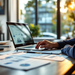 Consulente finanziario discute investimenti sostenibili