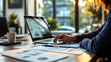 Consulente finanziario discute investimenti sostenibili