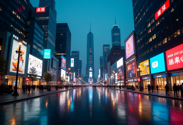 Analisi dei mercati cinesi in calo e tendenze economiche