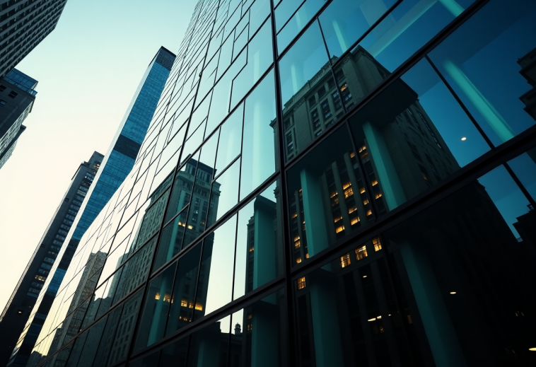 Grafico dei mercati azionari Usa ed Europa in attesa