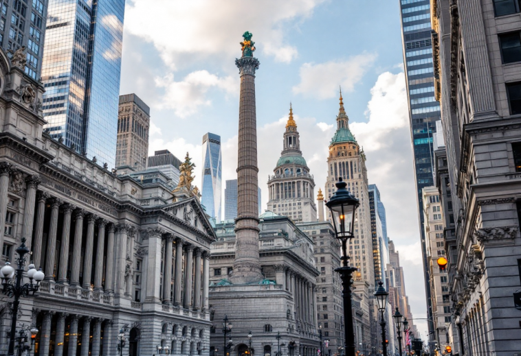 Grafico dei movimenti di Wall Street e impatti globali