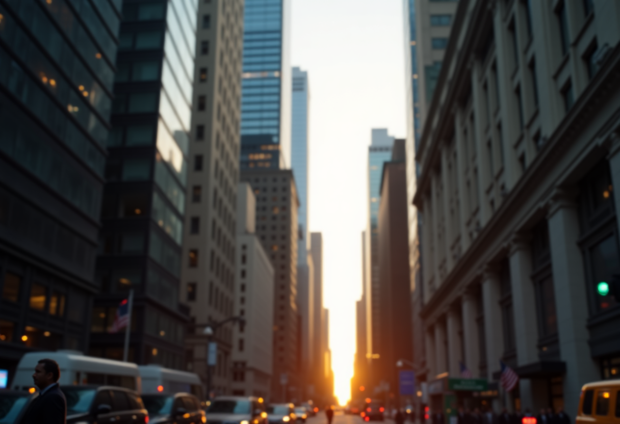 Grafico di Wall Street con Nvidia in evidenza