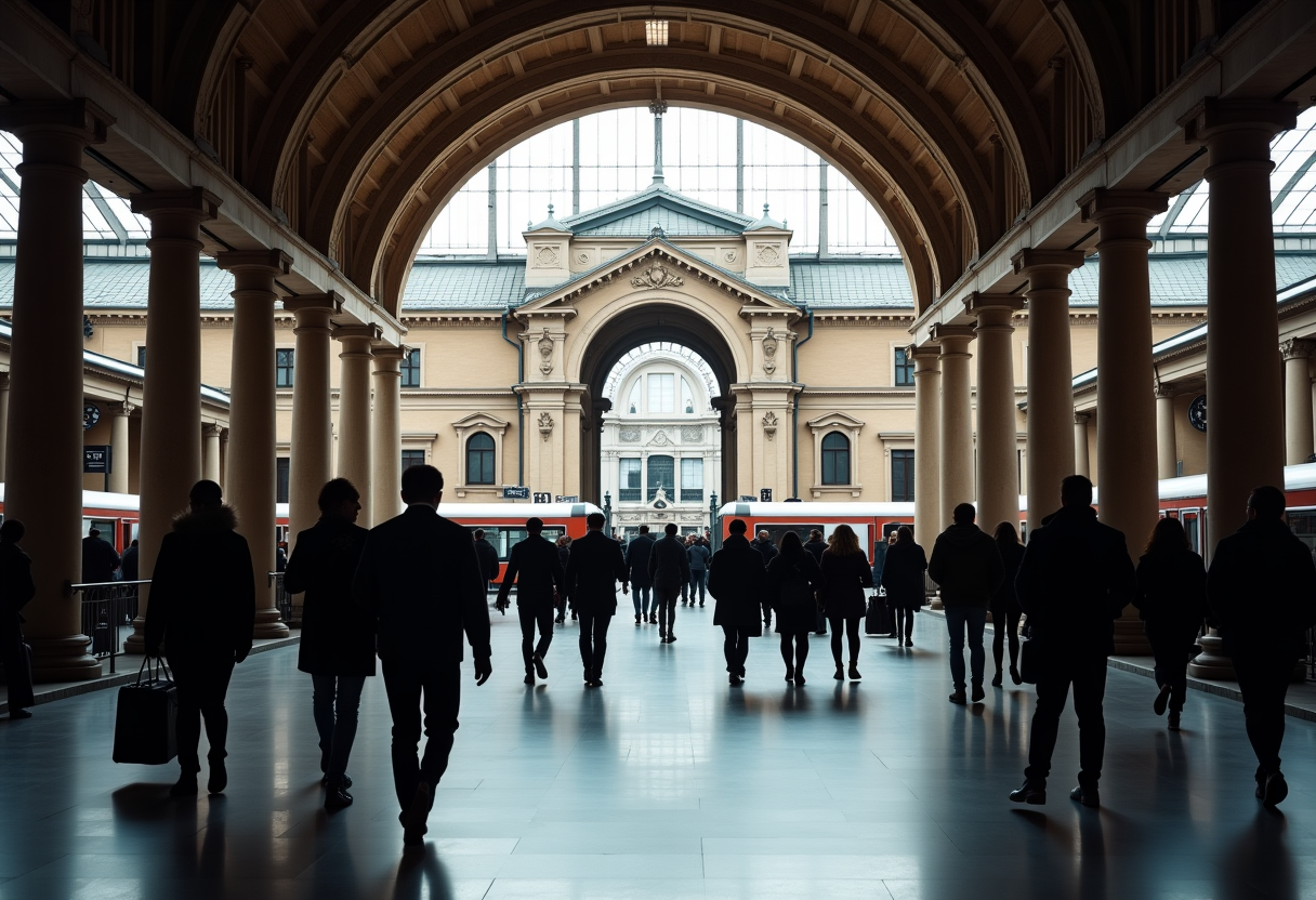 Logo di Omers Infrastructure e DWS Group con Grandi Stazioni Retail