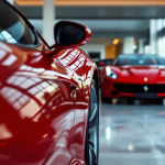 Logo CA Auto Bank e Ferrari in collaborazione