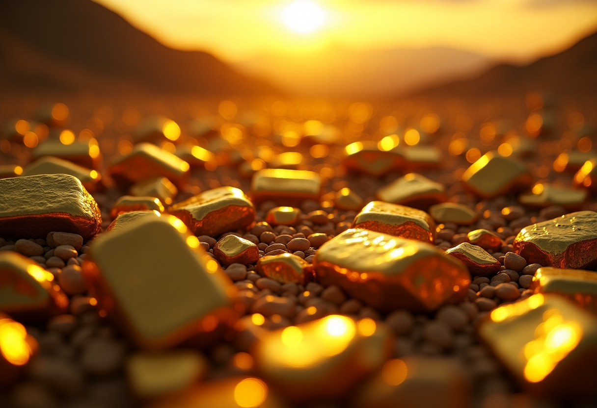 Grafico delle previsioni sul prezzo dell'oro nel 2023