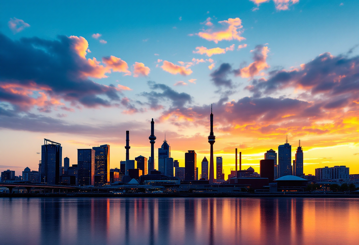 Grafico che mostra il rallentamento economico in Canada nel 2024