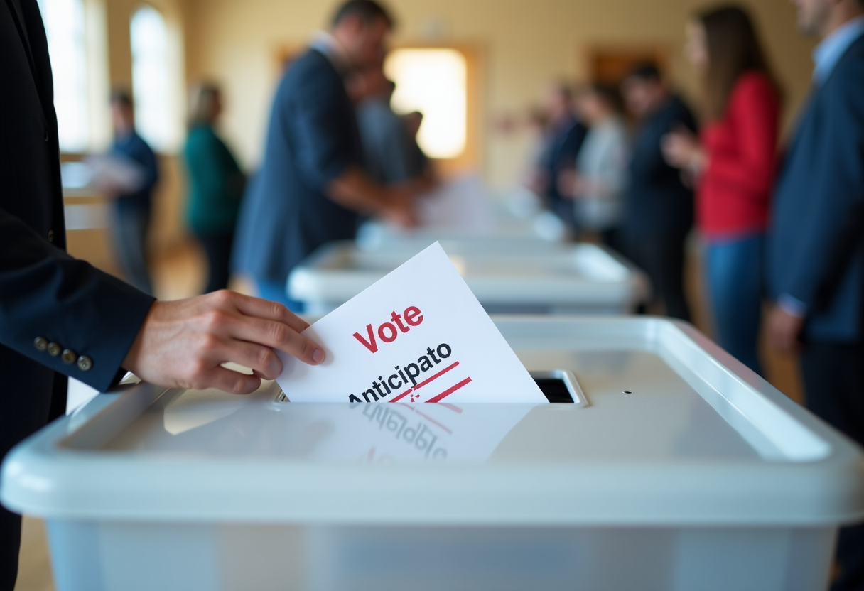Immagine che rappresenta il voto anticipato nelle elezioni americane