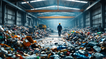 Immagine che rappresenta l'industria del riciclo in Italia