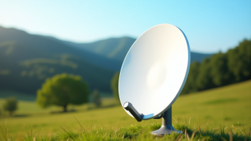 Antenna Starlink Mini per connessione internet satellitare