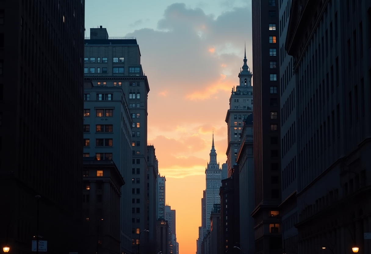 Apertura dei mercati a Wall Street con segnali di crescita